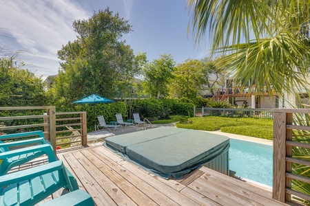 Pool and Hot Tub Area