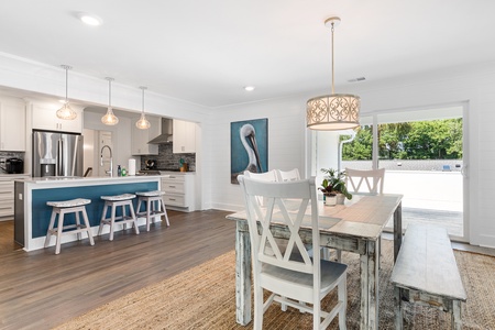 Dining room and Kitchen