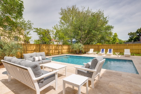 Outdoor seating area