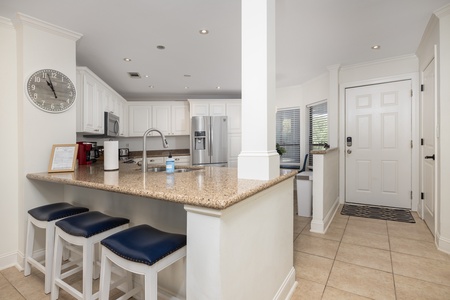 Enter Ocean Oasis to your newly renovated kitchen