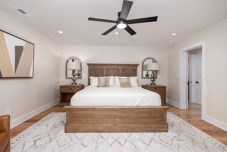 Primary king bedroom