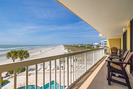 Lounge in your large Adirondack chairs and sip your morning coffee