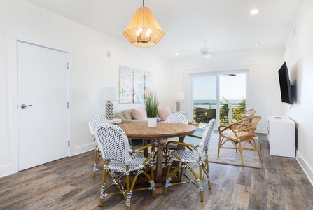 dining table into living room