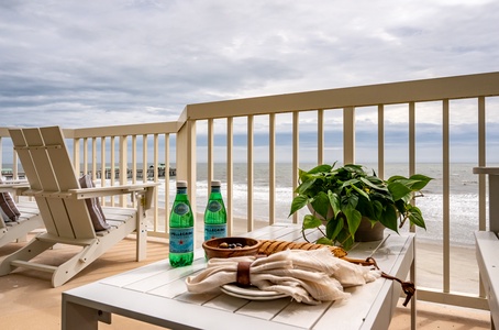 Sip your morning coffee on your private balcony while ocean waves create the perfect soundtrack for your coastal retreat.