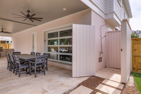 Outdoor shower
