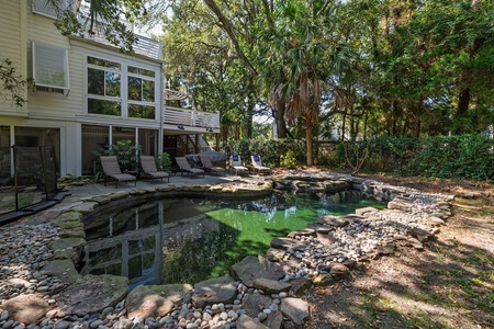 Tranquil pool area