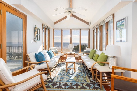 Second floor sunroom