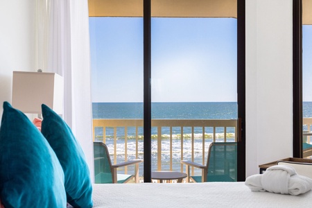 Wake up to the sound of seagulls and ocean waves