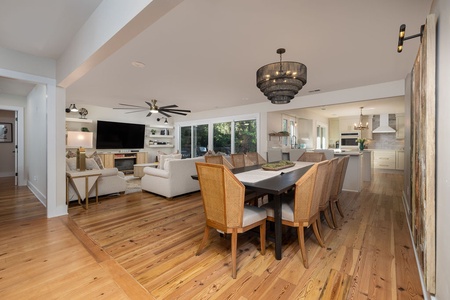 Open floor plan is perfect for gathering