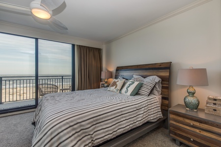 Upstairs Oceanfront Master Bedroom