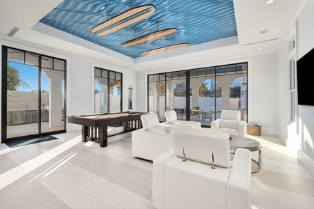 First Floor: Game Room & Bar