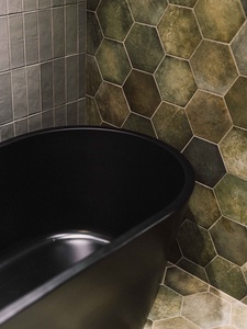 Unwind in the deep soaking tub after a day spent hiking, skiing, or exploring.