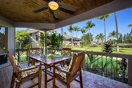 Beautiful golf course views from the Private Lanai