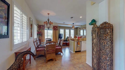 Seamless living in the condo with generous accommodations for everyone.