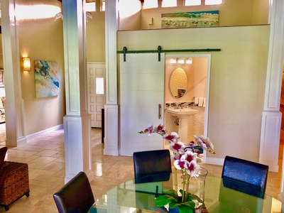 An additional bathroom ensures comfort and privacy for your group.