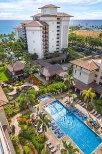 Aerial view of Ko Olina Resort.