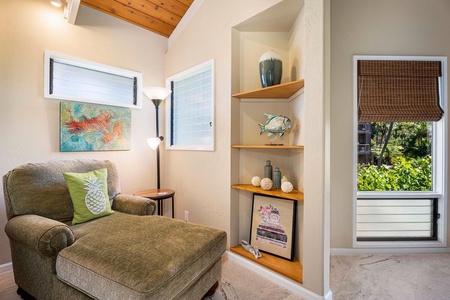 Curl up with a book or simply enjoy a quiet moment before another day of island adventures.