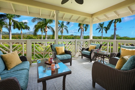 Enjoy breathtaking views from the private lanai.