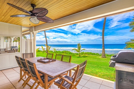 Indulge yourself with island vibes in Puamana 254-2 with oceanfront views!