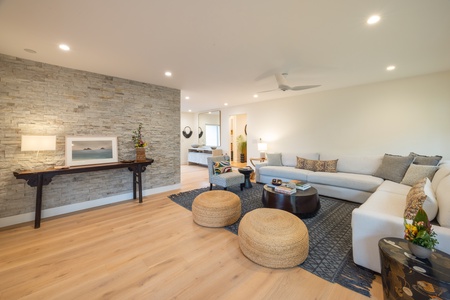From polished furnishings to calming hues, our Lanikai retreat is a haven of comfort and relaxation just steps from the beach.