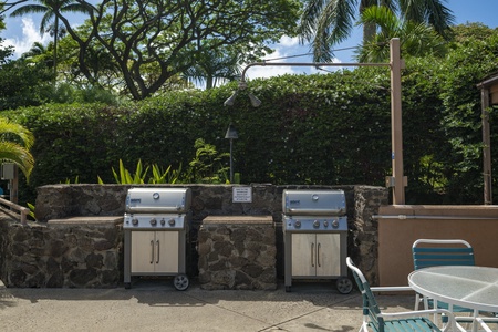 Grill your favorite meals at the shared outdoor BBQ area.