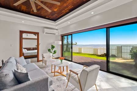 Spacious and stylish interior designed for comfort and connection to nature