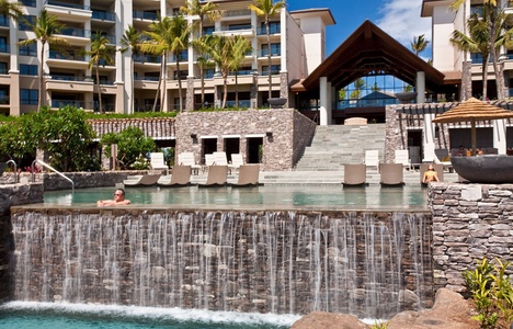 Relax by the Falls and the Dry/Wet Chaise Lounge Chairs
