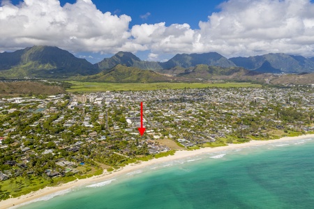 Proximity to the Beach from Ranch Beach House