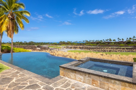 Hualalai Resort Bocce Ball Court—beautifully maintained and ready for friendly competition under the palms.