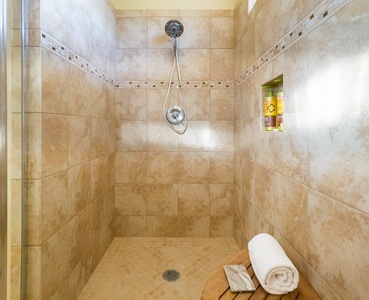 Spacious Shower in Upstairs Ensuite