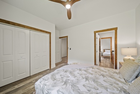 Features dual closets and shared bath access—comfortable and functional.