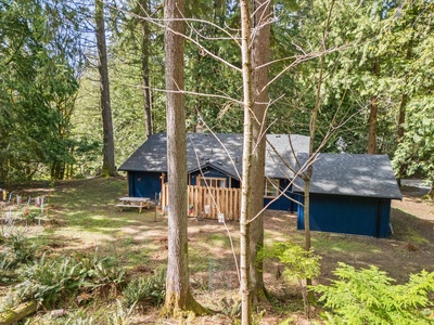 Nestled among towering trees, the cabin offers total privacy and true Pacific Northwest charm.
