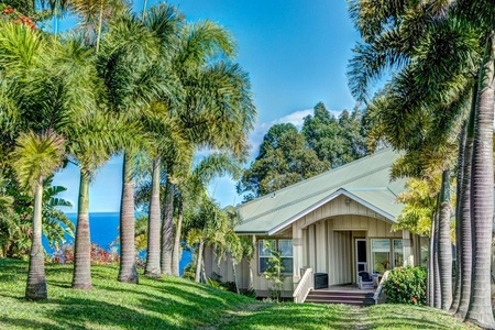 The back lanai is the perfect spot to sit and enjoy the ocean views!