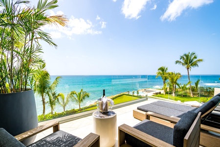 Relax on the private terrace, perfect for enjoying a morning coffee or evening drink.