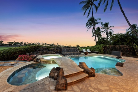 Take a refreshing dip in the pool while enjoying panoramic ocean and golf course views.