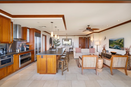 The welcoming lobby at Beach Villas at Ko Olina sets the tone for an unforgettable stay in Hawaii’s premier resort community.