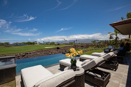 Infinity-edge ocean-view pool