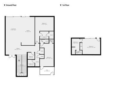 Floor Plan - Ground and 1st Floors