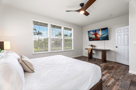 Bask in the glow: our primary suite bathed in nature's brilliance.