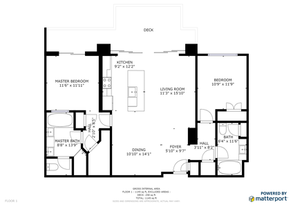 Floorplan of the Villa.