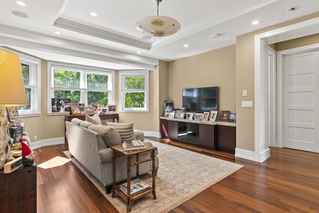 Bright and spacious living room with natural light.