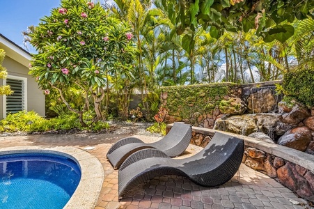 Perfect seats for soaking up the island sun.