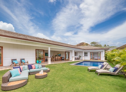 Bask on the chaise lounge chairs by the pool