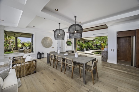 The home is comprised of 5 oversized sleeping accommodations with their own private bathrooms designed to offer plenty of opportunities for private time