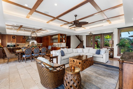 Start your day with tropical fruit and Kona coffee or unwind with a chef-cooked dinner.