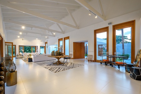 Clean modern design throughout with bright lofted ceilings.