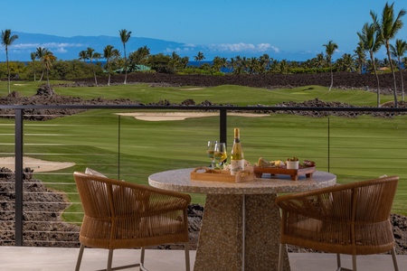 Seamlessly blending indoor comfort with stunning outdoor view of the lanai, this space is perfect for both relaxation and entertaining guests.