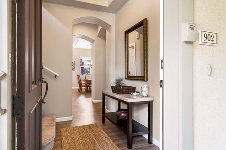 Entry to your home away from home.