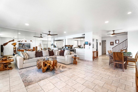 Open concept design in all main level living areas.