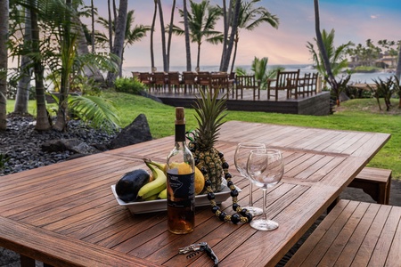 Sip wine on your private deck as tropical palms sway and ocean waves whisper nearby—pure paradise awaits.